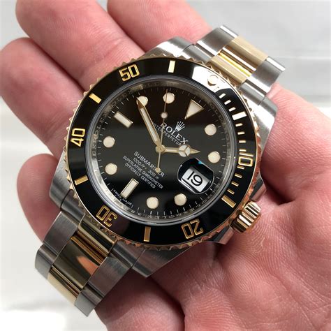 rolex submariner two tone white face|Rolex Submariner two tone 116613lb.